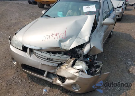 2006 Kia Spectra Ex/Lx/Sx from USA, damaged, VIN KNAFE122665313854